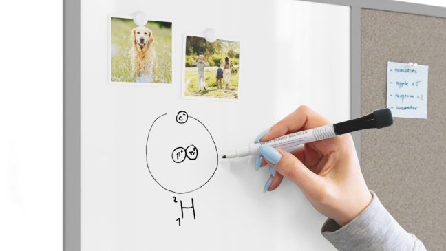 Tabuľa COMBI - sivý korok a magnetická biela 90x60 cm s sivym lakovaným dreveným rámom