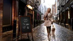 Reklamní áčko s křídovou tabulí 118x61 cm - voděodolné- 10 KG