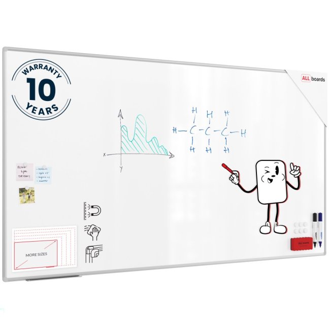 Magnetická tabule 220x120 ALLboards PREMIUM