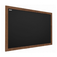 Allboards tabuľa čierna kriedová v drevenom ráme 50x40 cm