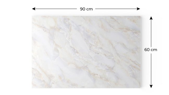 Magnetická tabule METALboards, mramor 90x60 cm