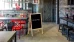 Reklamné áčko s kriedovou tabuľou 100x60 cm - prírodný rám