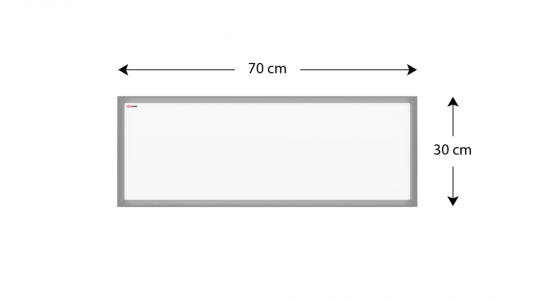 Magnetická tabuľa 30x70 ALLboards COLOR TM37S