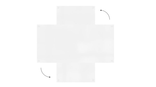 Magnetická tabuľa SLIMboard bezrámová zmazateľná za sucha 60x30 cm + PRÍSLUŠENSTVO ZADARMO