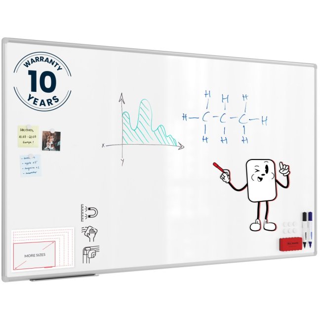 Magnetická tabule 170x100 ALLboards PREMIUM