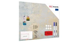 Magnetická tabuľa METALboards, zlatý betón 120×90 cm