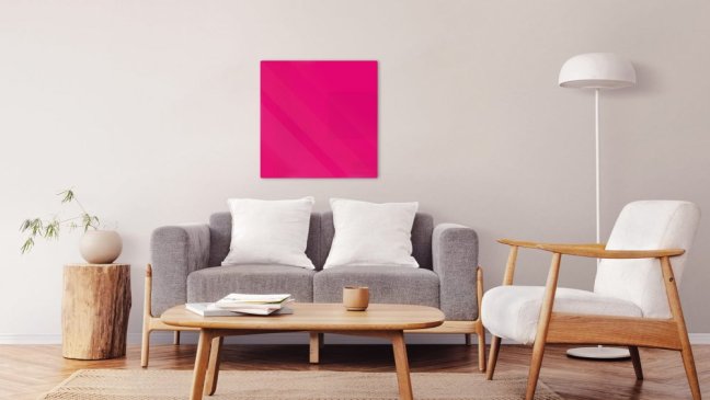 Magnetická sklenená tabuľa  Magenta madness   90x60  cm
