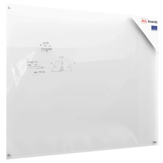 Skleněná nemagnetická tabule TRANSPARENTNÍ 150×120 cm