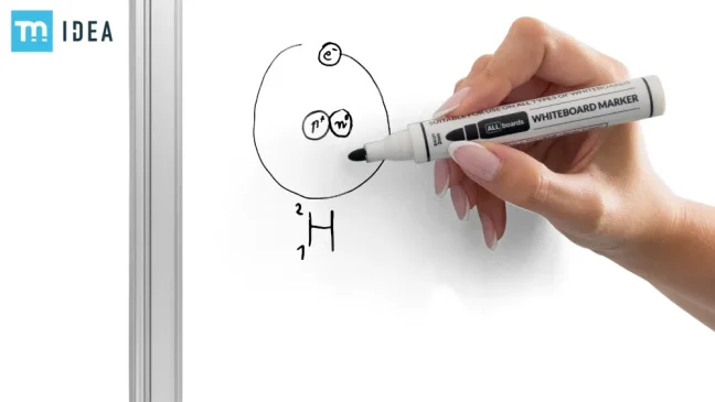 Bílá popisovací magnetická tabule 120x60 cm v hliníkovým rámu – TM IDEA® série Flex