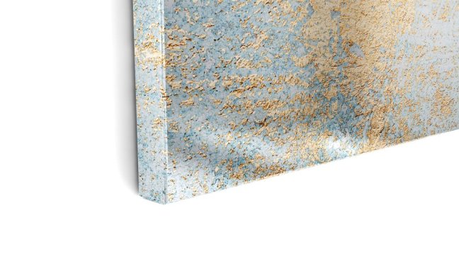 Magnetická tabule METALboards zlatý beton 60x40 cm