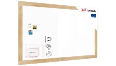 Magnetická tabuľa PREMIUM 200x120 cm v ráme vo farbe duba