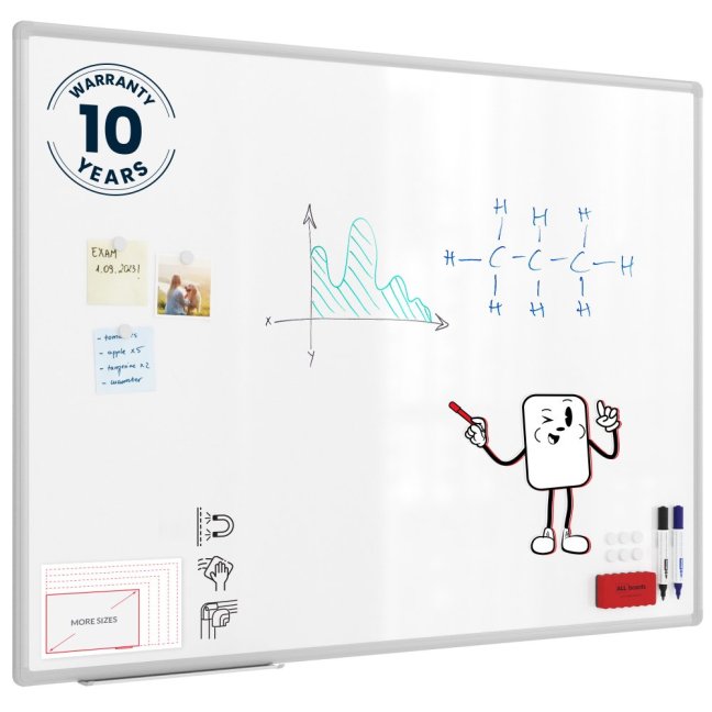 Magnetická tabule 120x90 ALLboards PREMIUM