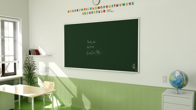 Allboards magnetická kriedová tabuľa 180x100 cm (zelená)