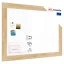 Magnetická tabule PREMIUM 120x90 cm v rámu v barvě dubu