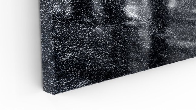 Magnetická tabuľa METALboards tmavý kameň 90x60 cm