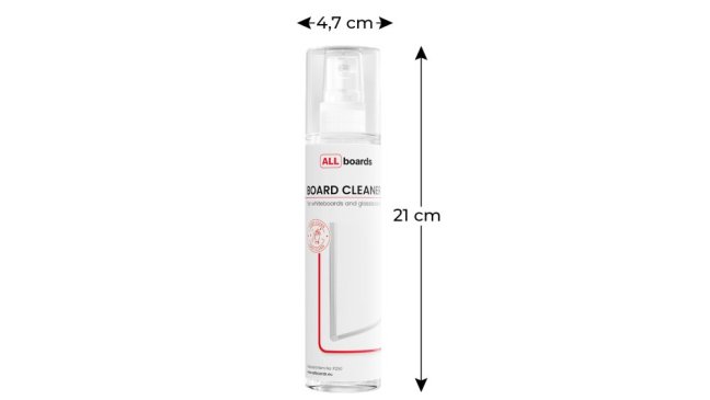 Allboards prípravok na čistenie bielych tabúľ 250 ml