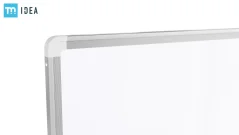 Mobilní tabule TM Idea, oboustranná, otočná, za sucha stíratelná, magnetická, 200x100 cm – řada FLEX