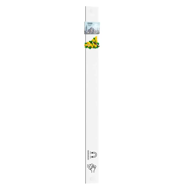 Magnetická tabule SLIMboard bezrámová smazatelná za sucha 60x5 cm