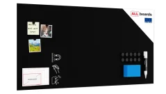 Bezrámová magnetická kriedová tabuľa magnetický panel SLIMboard 120x60 cm + PRÍSLUŠENSTVO ZADARMO