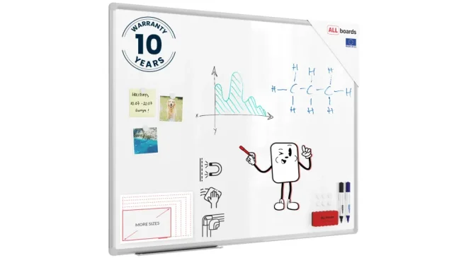 Magnetická tabuľa 100x80 ALLboards PREMIUM