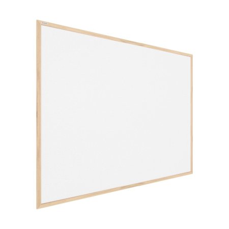 Bílá korková tabule v dřevěném rámu 90x60 cm