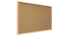 Korková tabule s dřevěným rámem 90x60 cm+ dřevěný bukový stojan